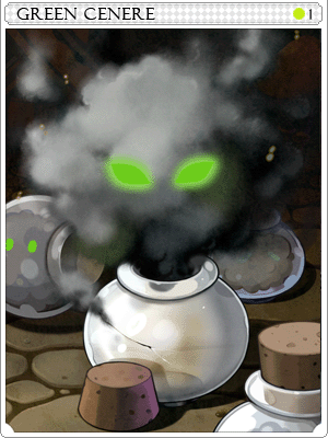 Green Cenere Card artwork
