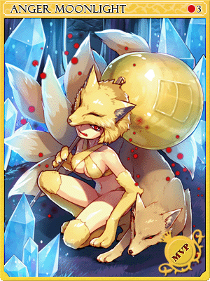Angry Moonlight Flower Card artwork