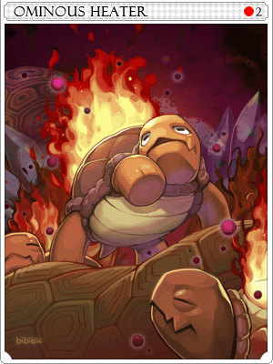 Ominous Heater Card artwork