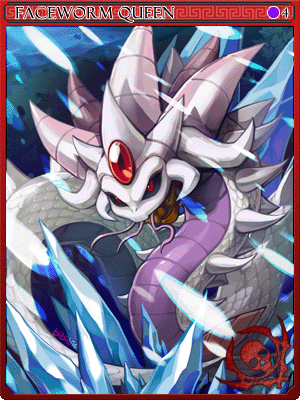 Faceworm Queen Card artwork