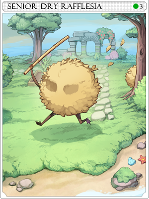 Senior Dry Rafflesia Card artwork