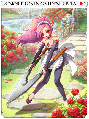 Senior Broken Gardener Card artwork