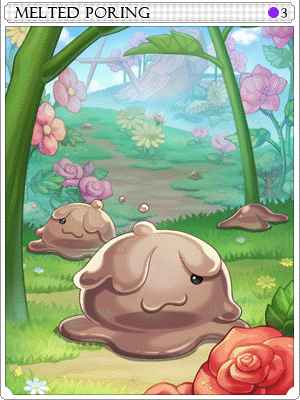 Melted Poring Card artwork