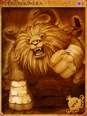 Sealed Venomous Chimera Card artwork