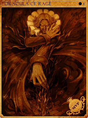 Sealed Furious Dracula Card artwork