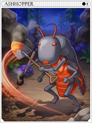 Ashhopper Card artwork