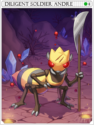 Diligent Soldier Andre Card artwork