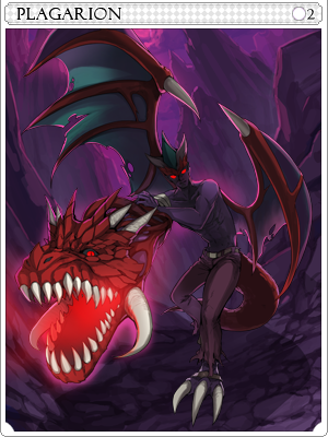 Plagarion Card artwork
