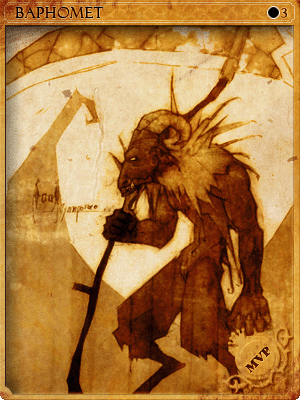 Sealed Baphomet Card