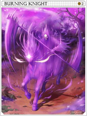 Burning Night Card artwork