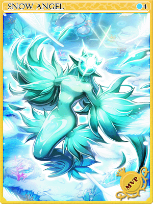 Snowstorm Angel Card artwork