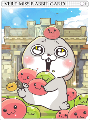 Very Miss Rabbit Card