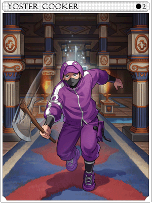 Yoster Cooker Card artwork
