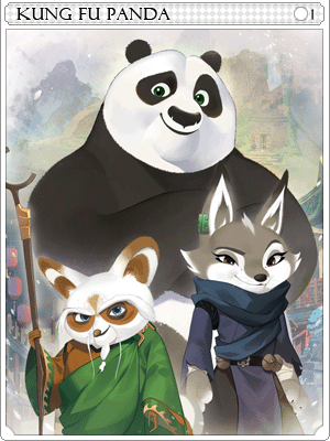 Kung Fu Panda Card artwork