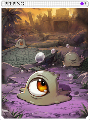Peeping Card artwork