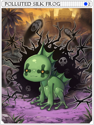 Polluted Silk Frog Card artwork