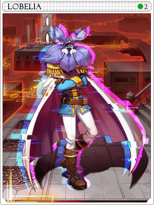 Lobelia Card artwork