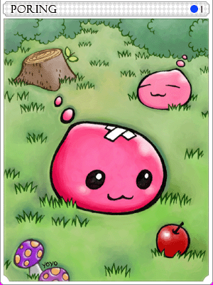 Poring Card artwork