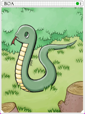 Snake Card artwork