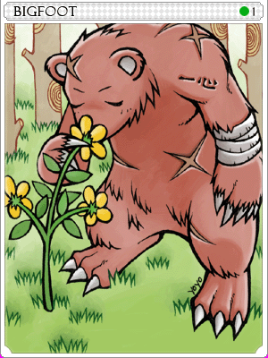 Bigfoot Card artwork