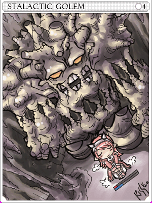 Stalactic Golem Card artwork