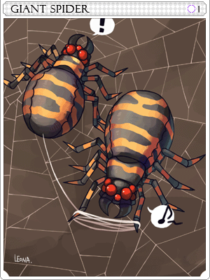 Giant Spider Card artwork