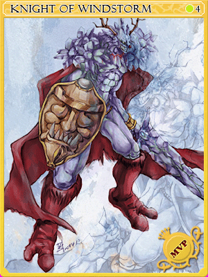 Stormy Knight Card artwork