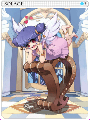 Lady Solace Card artwork