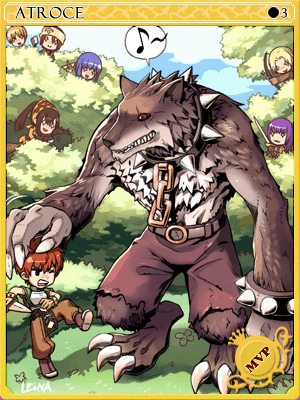 Atroce Card artwork
