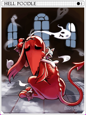 Hell Poodle Card artwork
