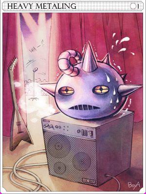 Heavy Metaling Card artwork