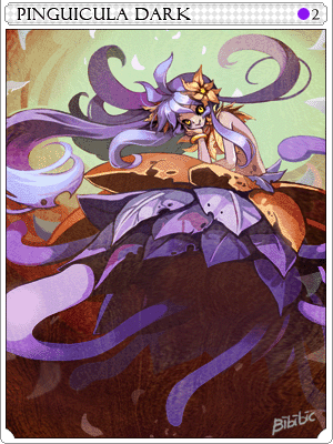 Dark Pinguicula Card artwork