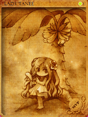 Sealed Lady Tanee Card artwork