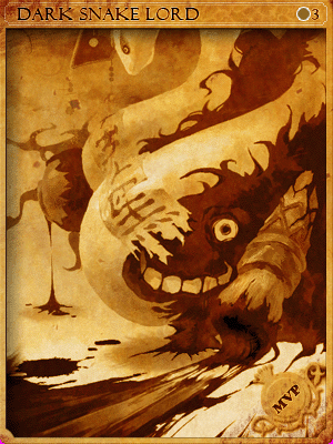 Sealed Evil Snake Lord Card artwork