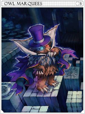 Owl Marquees Card artwork