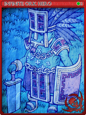Infinite Orc Hero Card artwork