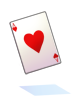 Heart Card in Mouth